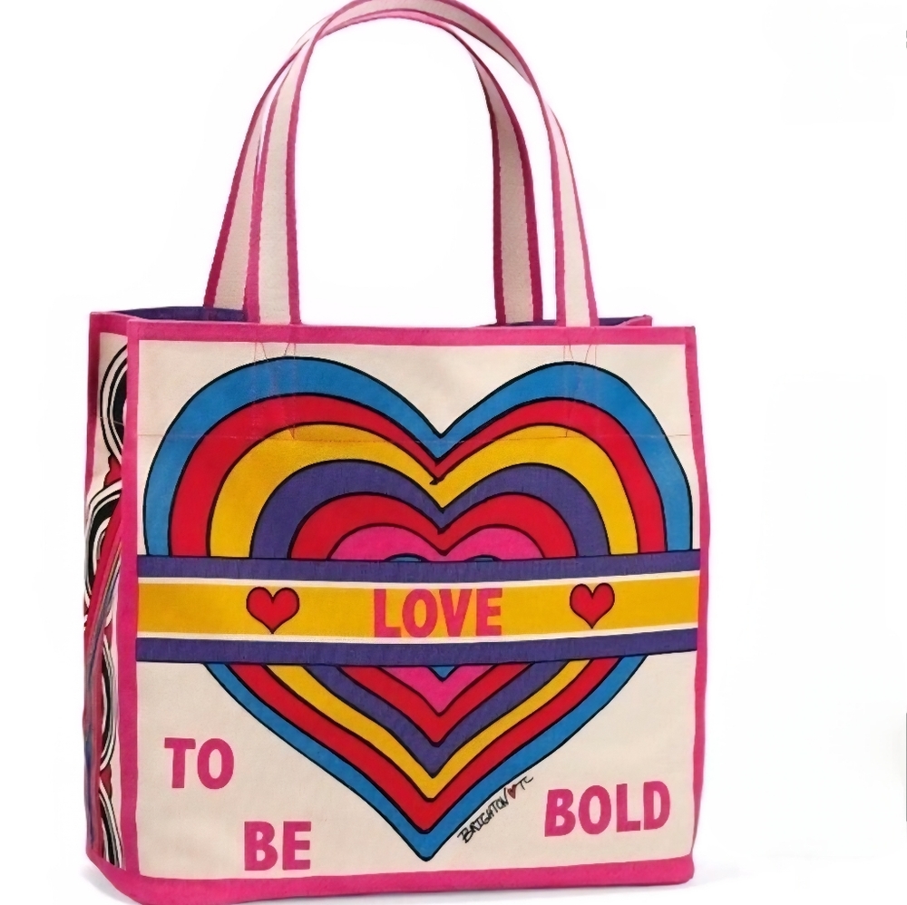 Brighton Rainbow Bright Canvas Beach Tote Bag - NWOT